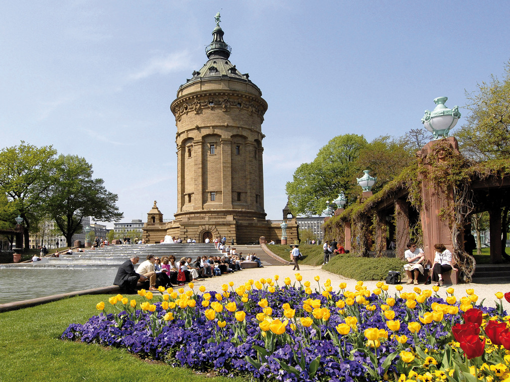 Mannheim Water Tower at Friedrichsplatz
